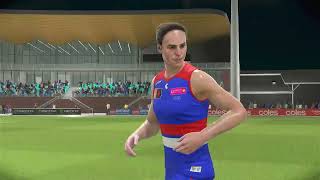 AFLW 2024 Premiership Week 7 Western Bulldogs VS Essendon Bombers [upl. by Atteselrahc554]