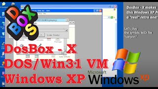 DosBoxX makes Windows XP PC a quotrealquot retro one  DOSWin31 on XP dosbox windowsxp [upl. by Fokos]