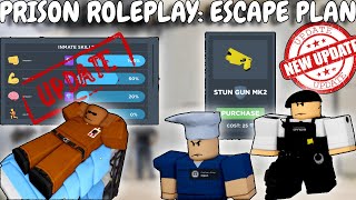 PRISON ROLEPLAY ESCAPE PLAN MAJOR SKILLS UPDATE [upl. by Cheung862]