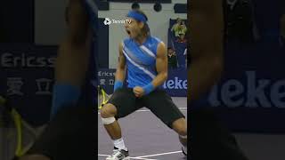 Nadals ICONIC Celebration vs Djokovic 🤩 [upl. by Aoket]