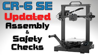 Creality CR 6 SE  Unboxing Assembly and Test Print [upl. by Arymat]