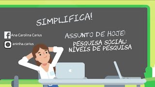 Pesquisa Social introdução [upl. by Ahcrop]