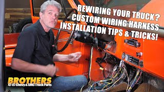 194787 Chevy amp GMC Truck Custom Wiring Install Tips amp Techniques [upl. by Stormie551]