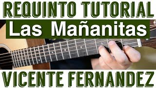 Las Mañanitas  Requinto  Intro Tutorial de Guitarra  Vicente Fernandez  TABS [upl. by Ogdan264]