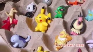 150 Super Surprise Eggs many POKEMON  POKE BALL PIKACHU  learn colour  nursery  pokemon go [upl. by Aimik]