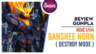 003  HGUC RX0 Unicorn Gundam 02 Banshee Destroy Mode Innerspace Clear Version [upl. by Assillim788]