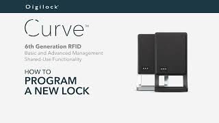 How to Program a New Lock  Curve RFID  Basic and Advanced Management  Shared Use [upl. by Leirbag394]