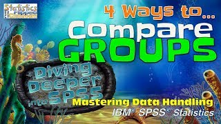 Four Ways to Compare Groups in SPSS and Build Your Data Handling Skills [upl. by Hgielek]