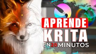 🥇 Introducción a KRITA en ESPAÑOL  Como DIBUJAR en KRITA en 20 minutos [upl. by Hama288]