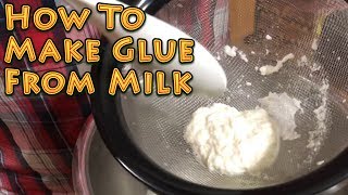 Making Glue From Milk  A Homestead Kids Science Project [upl. by Mikahs]