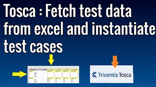 Tosca tutorial  How to fetchread test data from excel file and create testcase template instances [upl. by Trautman]