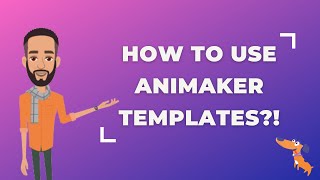 How to edit a Template on Animaker Super Easy Tutorial [upl. by Wein]