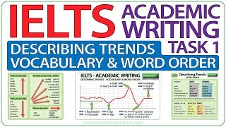 IELTS Academic Writing Task 1  Describing Trends  IELTS Vocabulary amp Word Order  Business English [upl. by Vasquez]