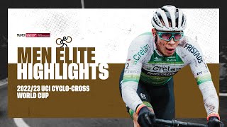 Men Elite Highlights  RD 7 Hulst NED  202223 UCI CX World Cup [upl. by Enyledam]