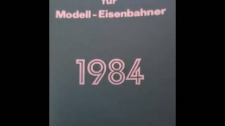 Mehr 1984 Taschenkalender für ModellEisenbahner [upl. by Sedlik308]