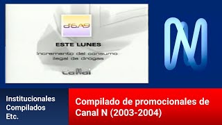 Compilado de Promocionales de Canal N Perú Años 20032004 Act [upl. by Ahgem]