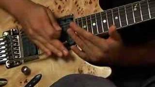 Herman Li Guitar lesson part 7 natural harmonics [upl. by Attevaj]