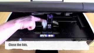 Lexmark X4650  Changing the cartridges [upl. by Dami]