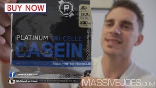 Optimum Nutrition Platinum TriCelle Micellar Casein Protein Powder  MassiveJoescom RAW REVIEW [upl. by Persse786]