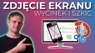 Jak EKSPRESOWO zrobić zdjęcie ekranu  Wycinek i szkic w Windows 10 [upl. by Nirac446]