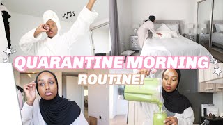 MY QUARANTINE MORNING ROUTINE 2020  Aysha Harun [upl. by Philan]