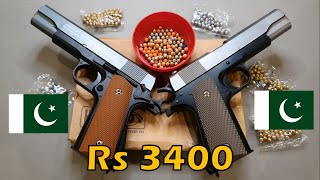 COLT vs Hawk M1911a Airsoft Pistol In Pakistan  Cheap Price  Unboxing amp Review in Urdu  Hindi [upl. by Litman]