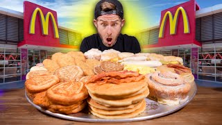 The 100 McDonalds Breakfast Platter Challenge [upl. by Eciuqram]