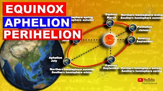 what is equinox aphelion and perihelion [upl. by Esiole]