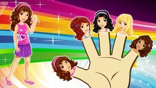 Disney Princesses Finger Family Song  Nursery Rhymes for Kids [upl. by Cioffred]