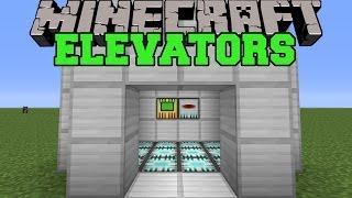 Minecraft REAL ELEVATORS SET UP EPIC ELEVATORS Mod Showcase [upl. by Pavkovic]