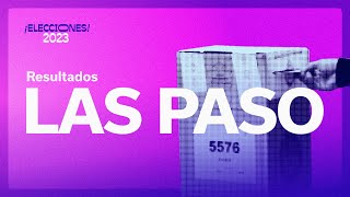 PASO 2023 Escrutinio resultados y análisis [upl. by Jessamyn]