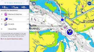 Navionics App Auto Routing [upl. by Ardisi]