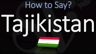 How to Pronounce Tajikistan CORRECTLY Country Name Pronunciation [upl. by Arhat]