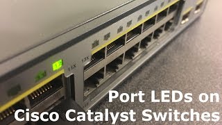 Port LEDs on Cisco Catalyst Switches [upl. by Bough946]