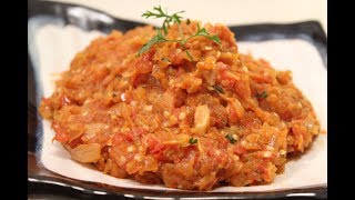 Baingan Ka Bharta  Vaishali  Sanjeev Kapoor Khazana [upl. by Eladnyl137]