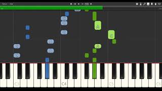 Hide And Seek  Vocaloid PIANO TUTORIAL  SHEET MUSIC [upl. by Akemrej]