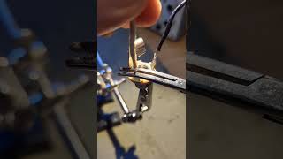 How to solder a guitar jack properly luthier guitarrepair guitar luthiery guitarmaintenance [upl. by Shaylyn815]