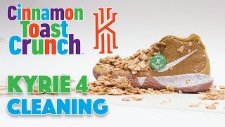 Kyrie 4 Cinnamon Toast Crunch Cleaning [upl. by Tega478]