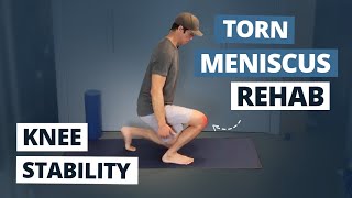 5 Advanced Knee Stability Exercises Great for Torn MENISCUS Rehab [upl. by Agna]