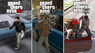 Car Stealing Logic in Every GTA Game [upl. by Ottinger]