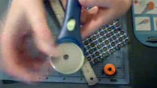 How to use the Fiskars 45mm Rotary Cutter [upl. by Stilu]