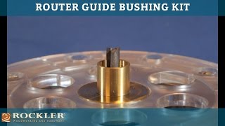 Rockler Router Guide Bushing Kit [upl. by Akinot]