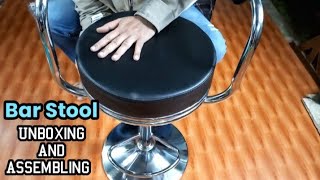 Bar Stool Unboxing And Assembling  Da Urban Bar Stool  Prasanna Patil [upl. by Samaria]