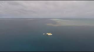 drone on Great Barrier Reef [upl. by Malarkey]