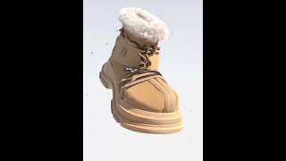 Ouder LuxeCurl LaceUp Waterproof Snow Boots [upl. by Chaffinch]