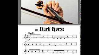 Dark Horse from Vamoosh Violin Book 1 [upl. by Relyc671]