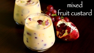 custard recipe  fruit custard recipe  fruit salad with custard recipe [upl. by Etrem]