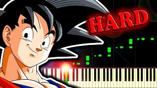 DRAGON BALL Z OP  CHALA HEAD CHALA  Piano Tutorial [upl. by Llednahs341]