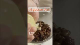 Tapenade food recette cuisine healthy recipe astuce [upl. by Ahsyat34]