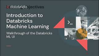 Tutorial  Databricks Machine Learning Workspace  Databricks Academy [upl. by Ahsal852]